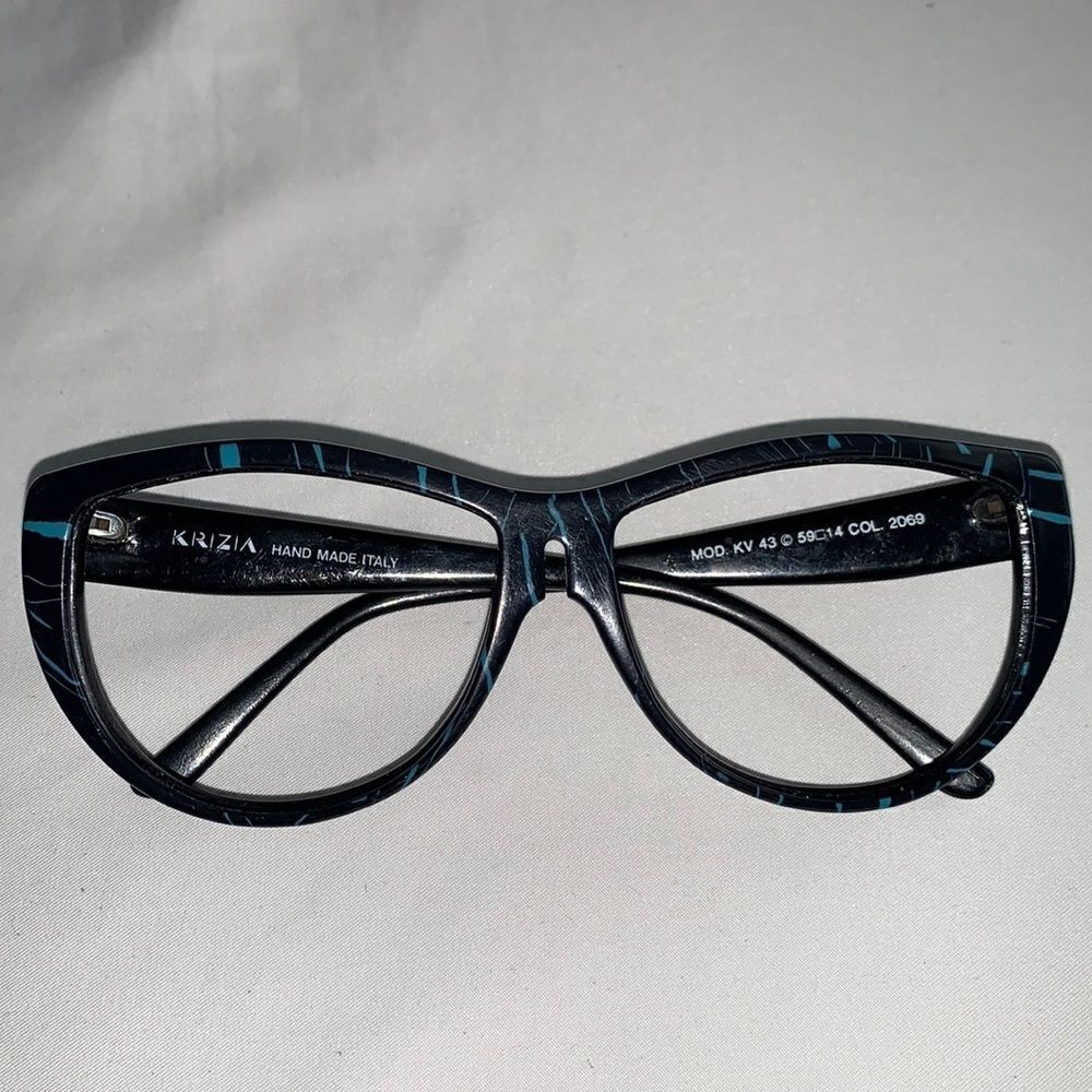 Krizia made in Italy glass frame